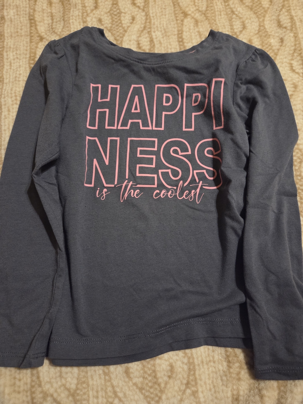 Garanimals Navy Tee with Pink Trim and Graphic
